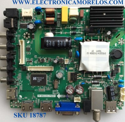 MAIN / FUENTE / (COMBO) / ELEMENT H16071134 / TP.MS3393.PB801 / SY16258-1 / 20160615_163453 / PANEL`S T390-DXB /  DISPLAY LC390TU1A / MODELO ELEFW3916